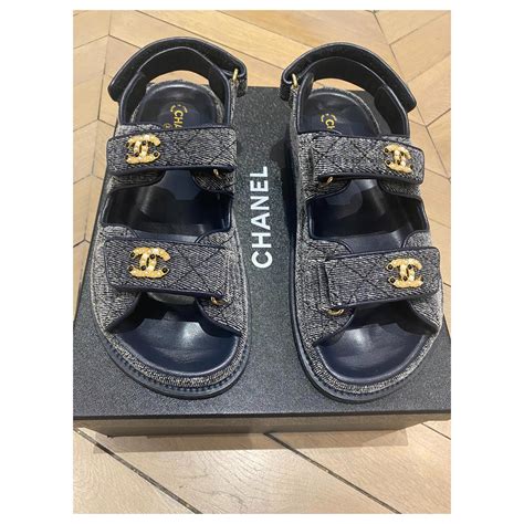 chanel women dad sandals 39.5.